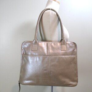 LATICO Leather Briefcase Laptop Commuter Bag Shoulder Tote Office Work Purse